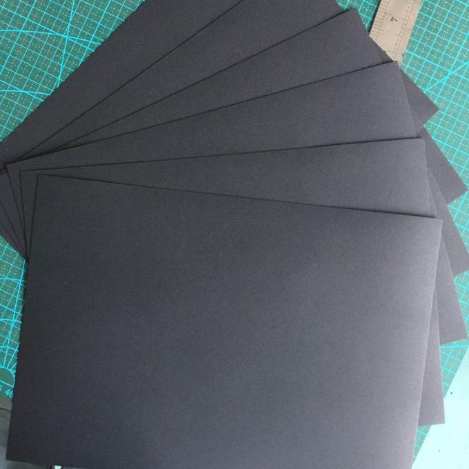 0.1mm Thickness 10m Long 76cm Wide 300gsm Black Cardboard Paper